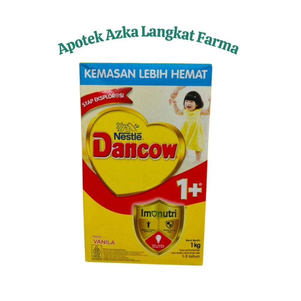 Susu Dancow 1+ 1-3 Rasa vanilla 1kg
