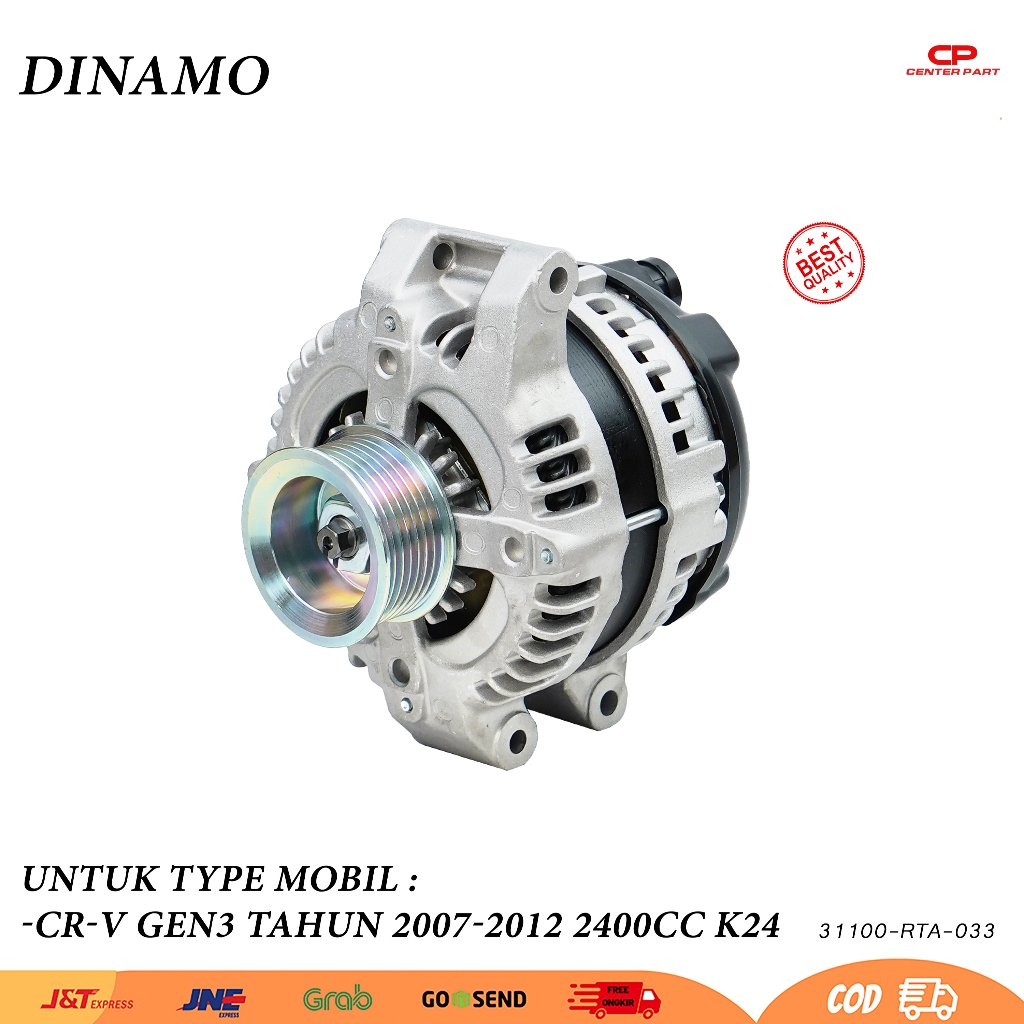 Dynamo Alternator Crv Gen3 2007 2008 2009 2010 2011 2012 2400cc