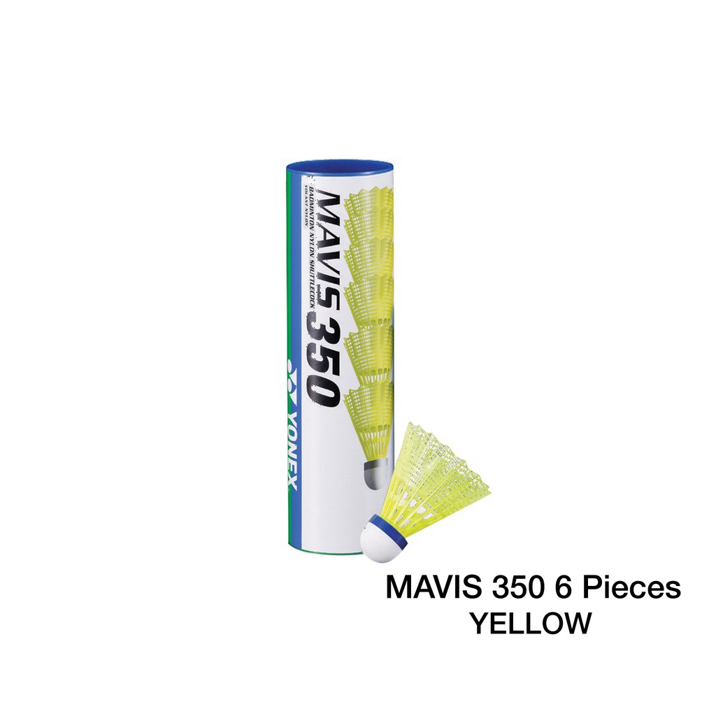 [ORIGINAL] Shuttlecock Bulu Tangkis Shuttlecock Nilon-Shuttlecock Mavis 350 6IN1 Durable and not eas