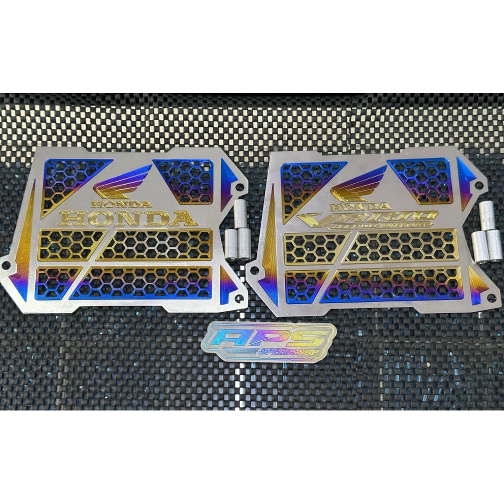Cover Radiator Titanium Vietnam Vario 125 150 PCX CBU 150