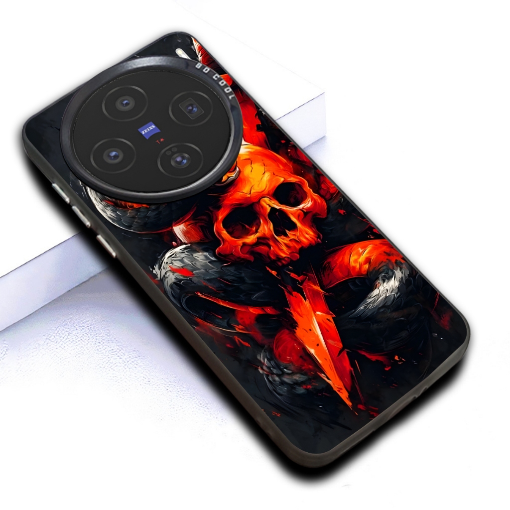 L52/softcase Hp VIVO seri kompatibel untuk VIVO  X200 VIVO  X200 PRO VIVO  X100 hardcase silikon kes