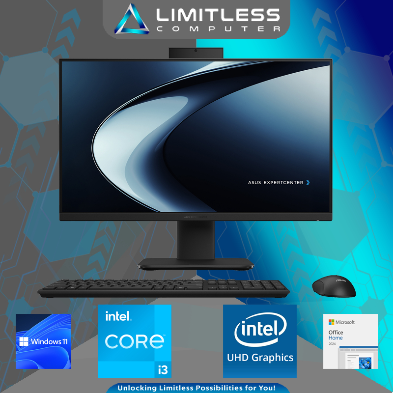 Asus EXPERTCENTRE P440VAK Intel Core i3 1315U 8GB 512GB 24" FHD IPS Win 11 OHM All in One PC AiO