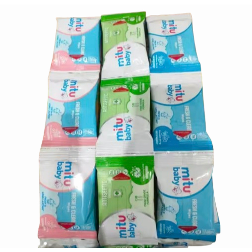 Mitu Baby Wipes / Tissue Basah Renteng (Isi 12sachet @4sheets) Renceng