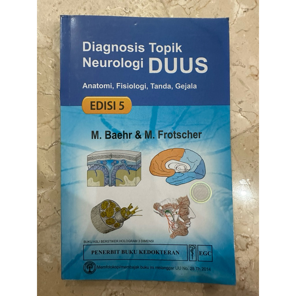 Buku kedokteran PRELOVED: Diagnosis Topik Neurologi DUUS Edisi 5