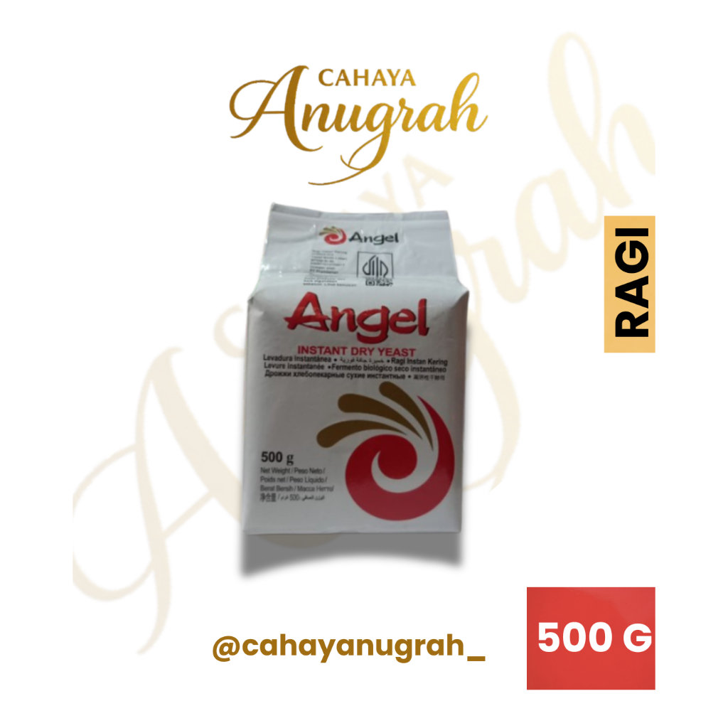 Ragi Angel Instan Kering 500 Gram - Praktis, Halal, Mudah Digunakan