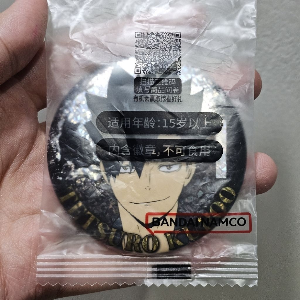 Badge Pin Kuroo Tetsuro - Badge Pin Anime Haikyuu