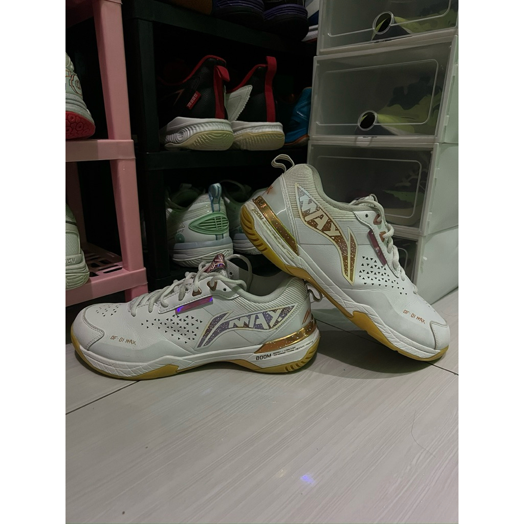 SEPATU BADMINTON @L-NNG_DF-01 MAX (size 42 1/3)