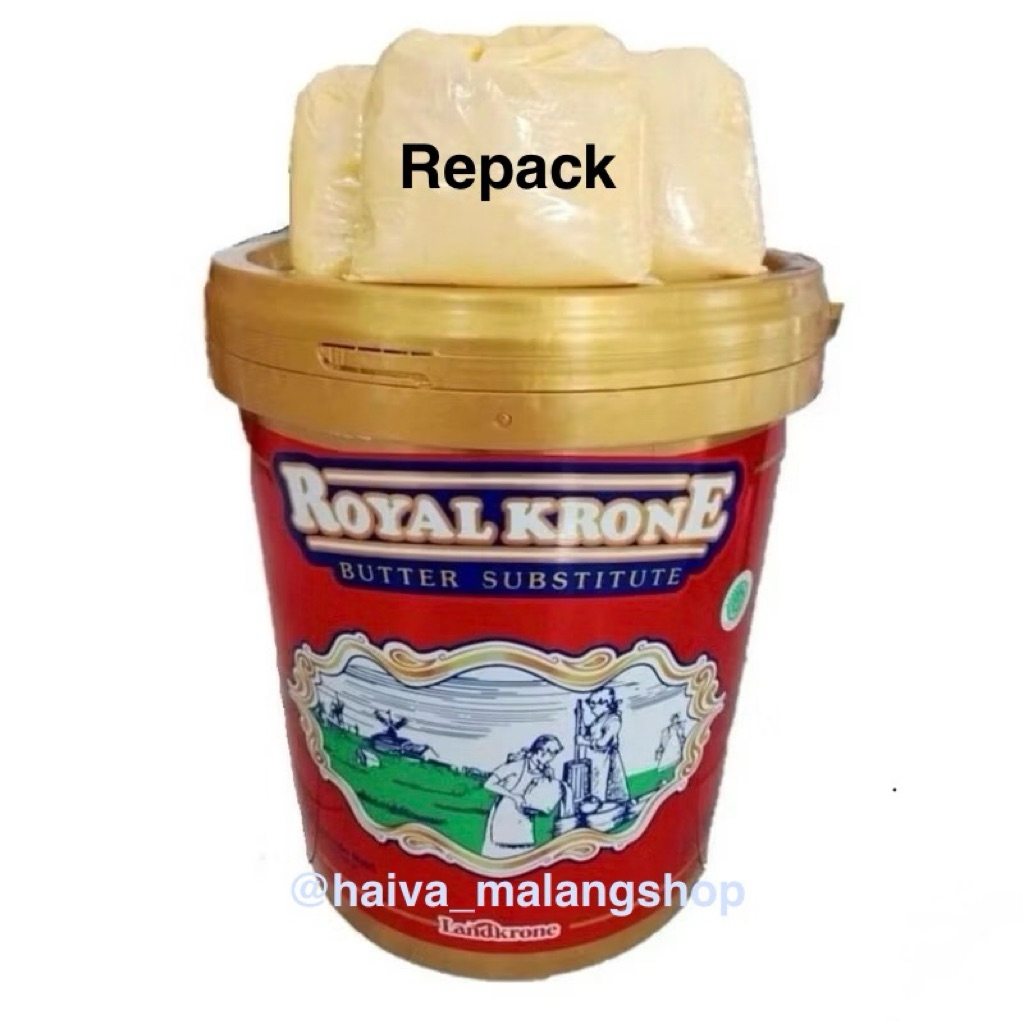 Royal Krone Kemasan Repack 100gr / Mentega Butter Salted / ROYAL KRONE REPACK / Mentega Untuk Kue
