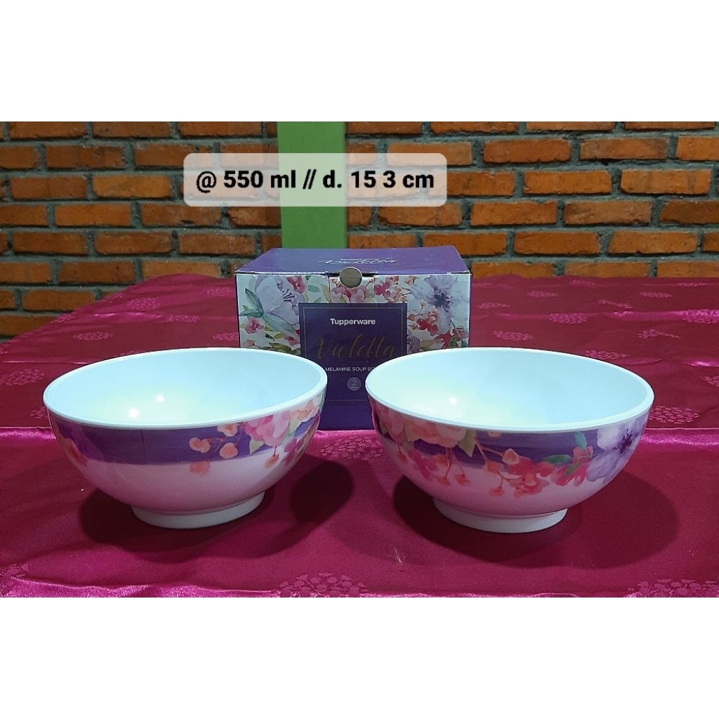 Melamine Bowl Set Tupperware (2)