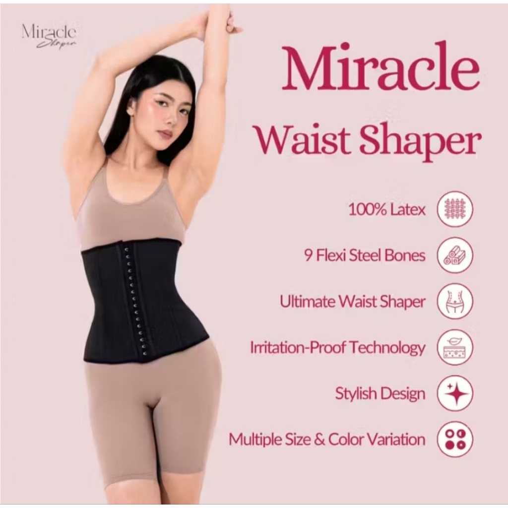 (New) Miracle Shaper 9 Bones Nude size XS