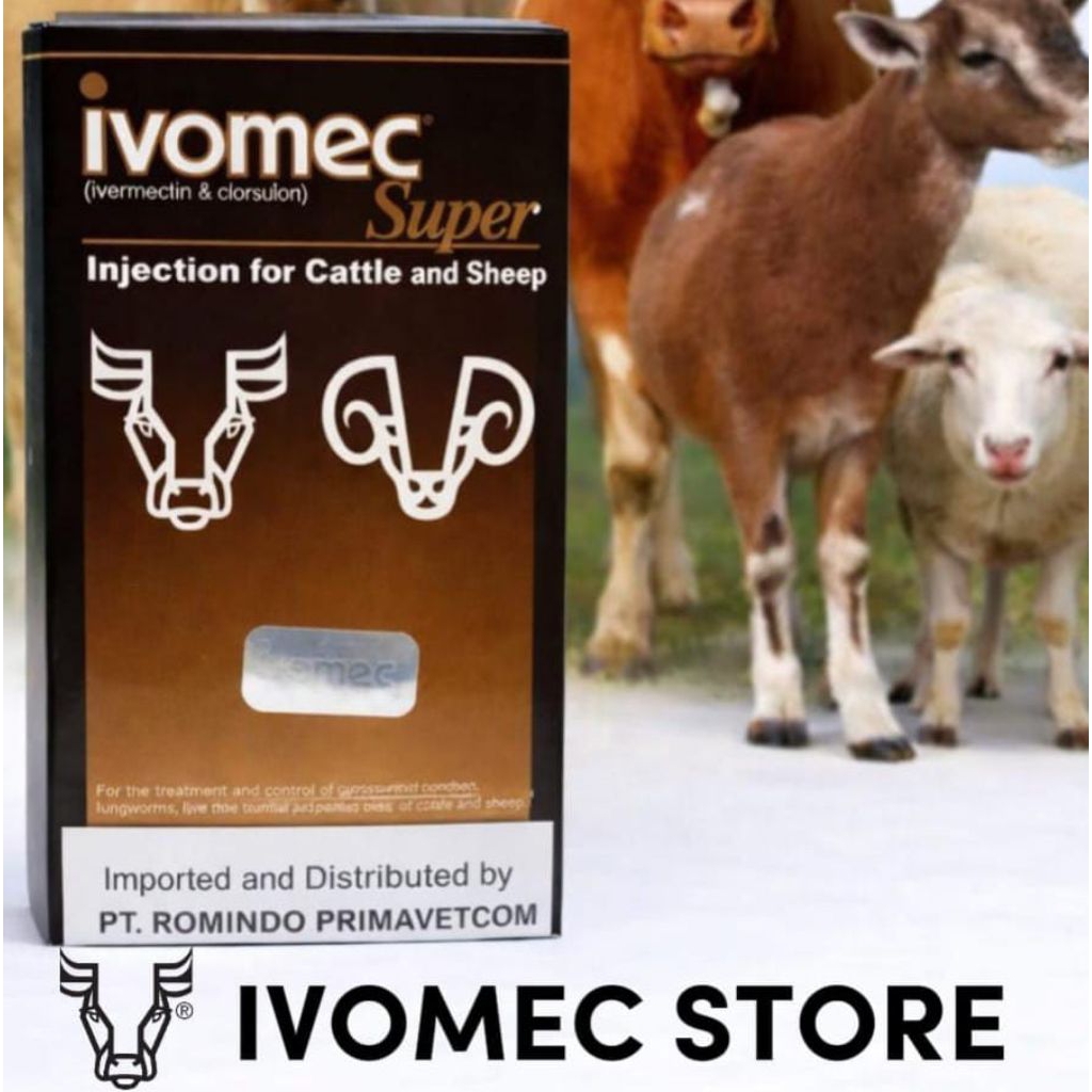 IVOMEC SUPER INJECTION 50ml Obat Gatal Alergi Hewan Terbukti Ampuh