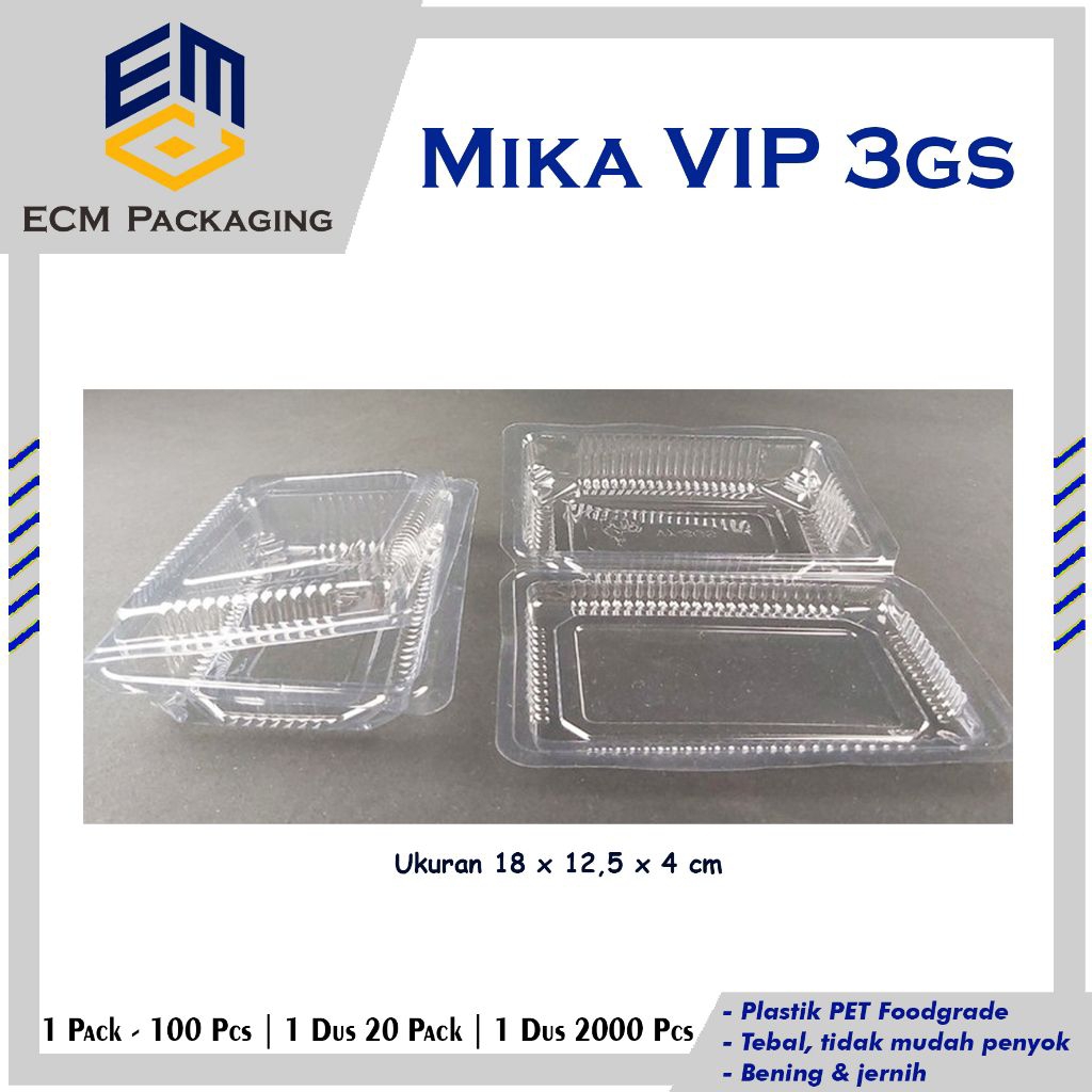 MIKA VIP 3GS 4GS 5GS 6GS 6A 7C / MIKA PLASTIK NASI / MIKA MAKANAN / MIKA KUE / MIKA KOTAK KECIL / MI