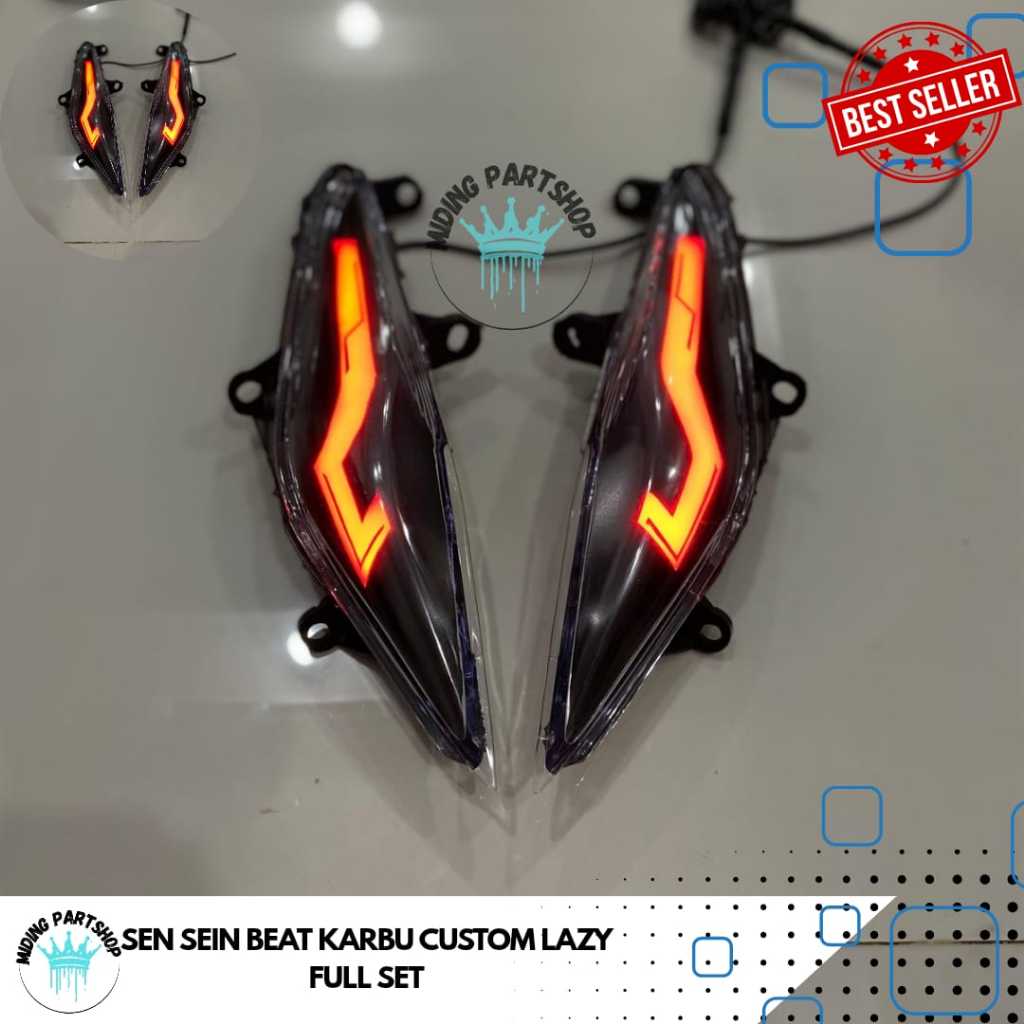 BEAT KARBU SEIN SEN DEPAN HONDA BEAT KARBU RUNNING SENJA RGB LAZY