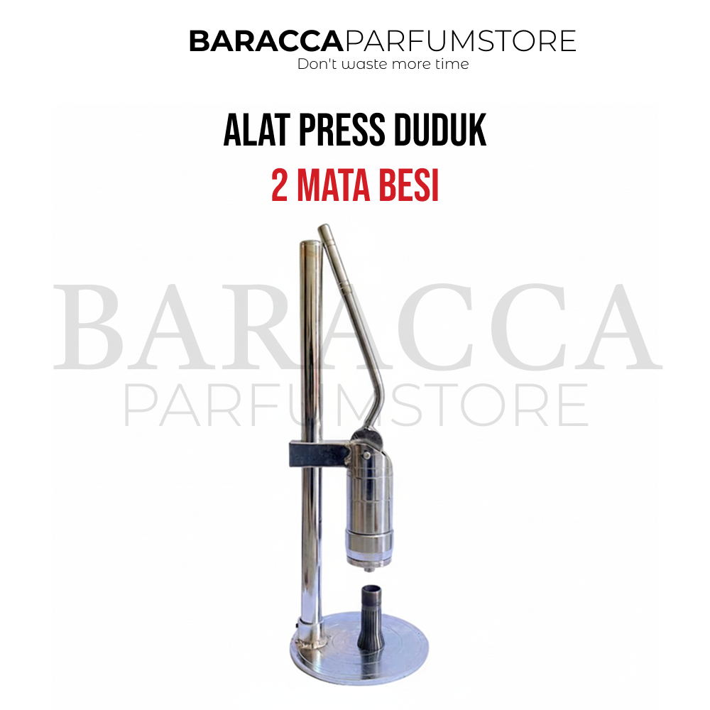 Alat Press Botol Parfum - Alat Press Duduk 2 Mata Besi by Baracca Parfum