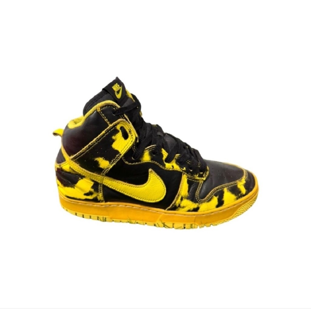 Nike Dunk High 1985 Yellow Acid Wash