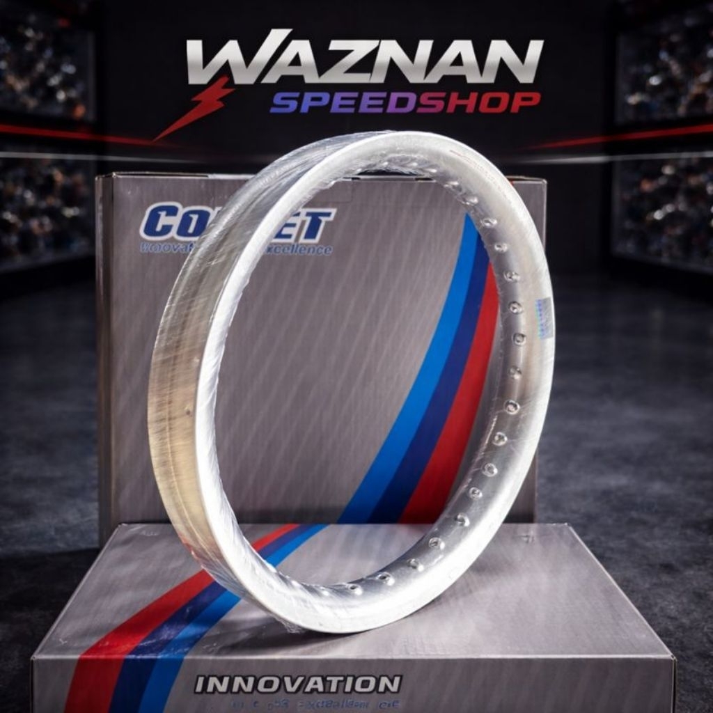 VELG COMET RING 14 SILVER, BROWN, GOLD SEPASANG