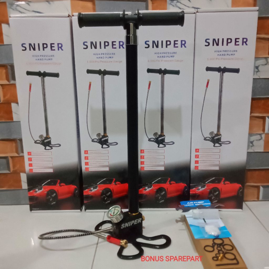 Pompa Pcp 4 Stage Original Manometer 6000 Psi,Pompa Pcp Import,Pompa Pcp Kaki Lipat,Pompa Pcp Warna 