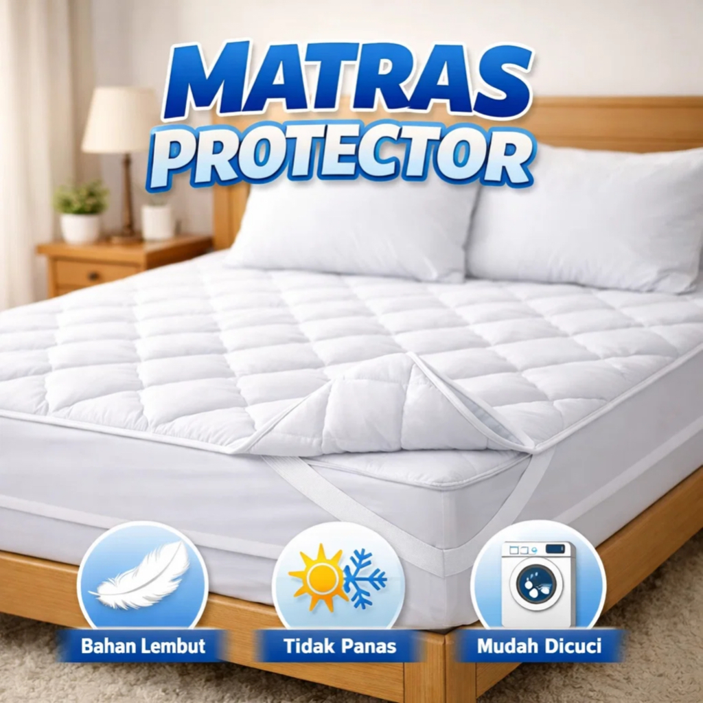 Matras Protector / Pelindung Kasur / Cover Kasur / Mattress Protector