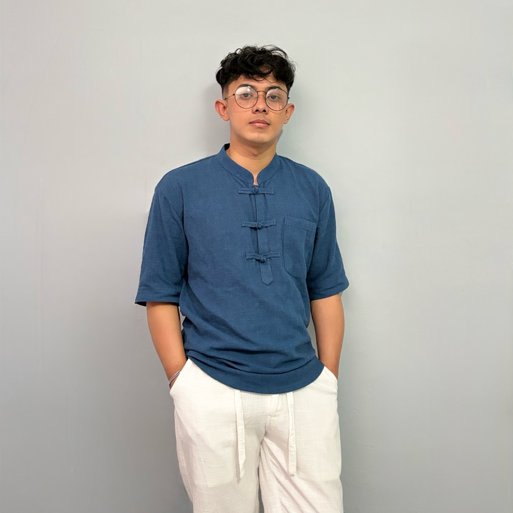 Folka Essentials Linen Shirt (Sora) | Kemeja Linen Pria