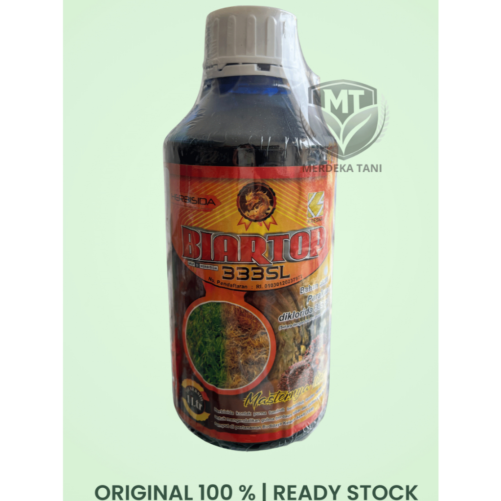 Herbisida Biartop 333SL 1 L, Sistemik Pembasmi Gulma hingga ke akar-akarnya
