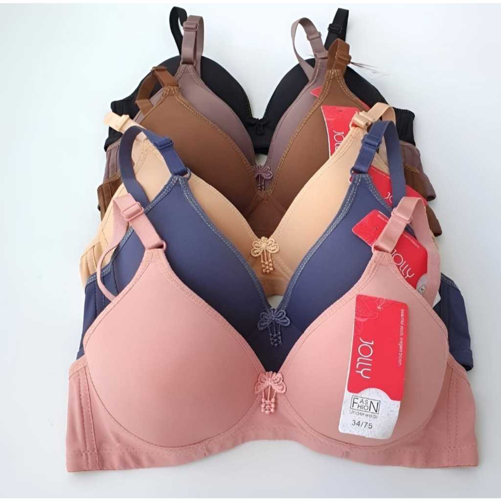 PROMO CUCI GUDANG bh dewasa isi 6 pcs / bh wanita busa tebal / bh busa tanpa kawat / bh / kutang / b