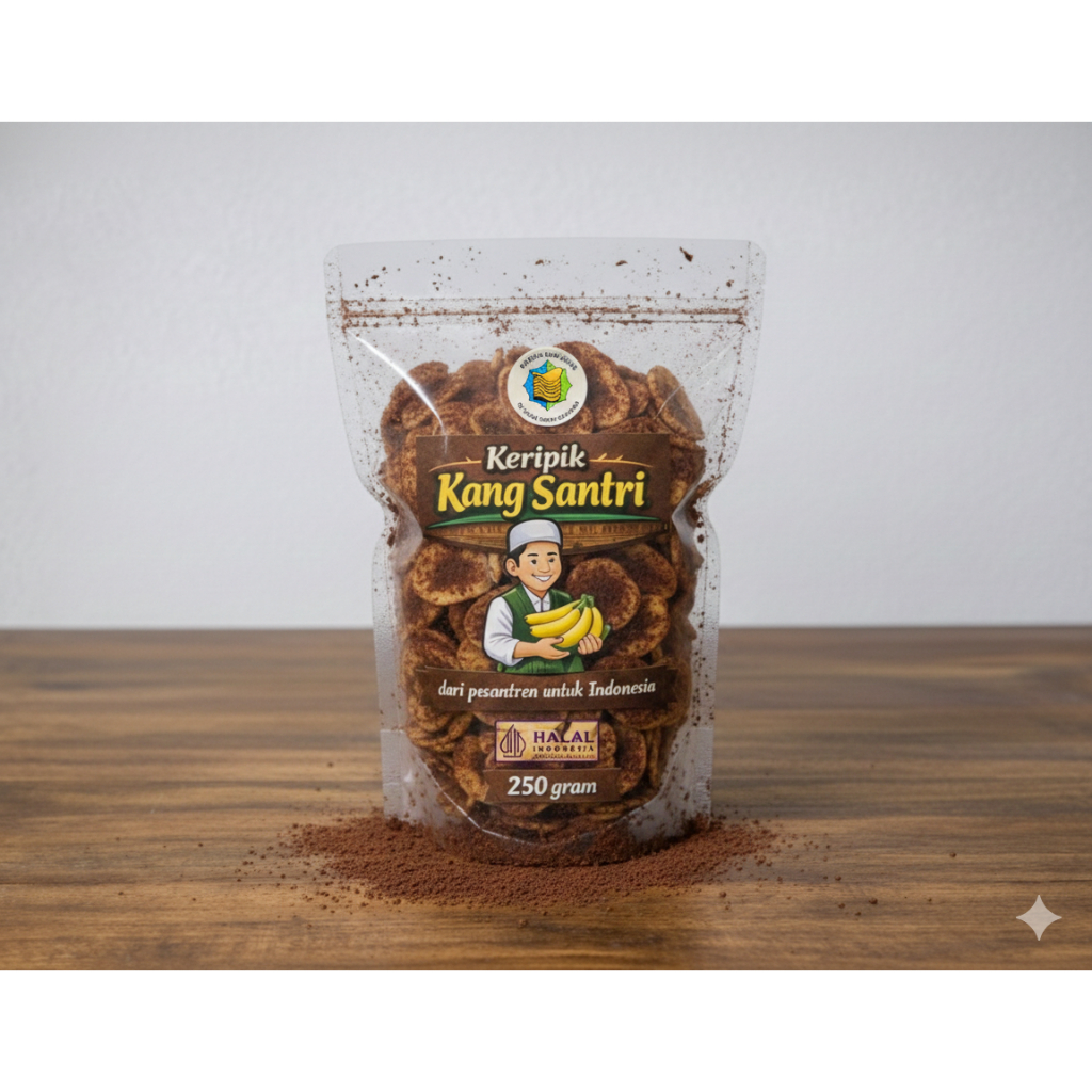 Keripik Pisang Coklat Lumer 250gr / Banana Chips Chocolate Melted / Keripik Pisang Kapas Bandung