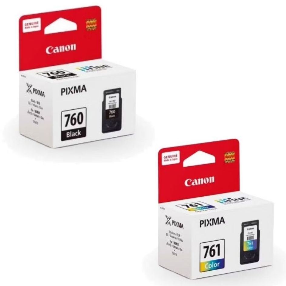 Canon PG 760 Black & CL 761 Color Cartridge Printer Pixma TS5370 TS5370a
