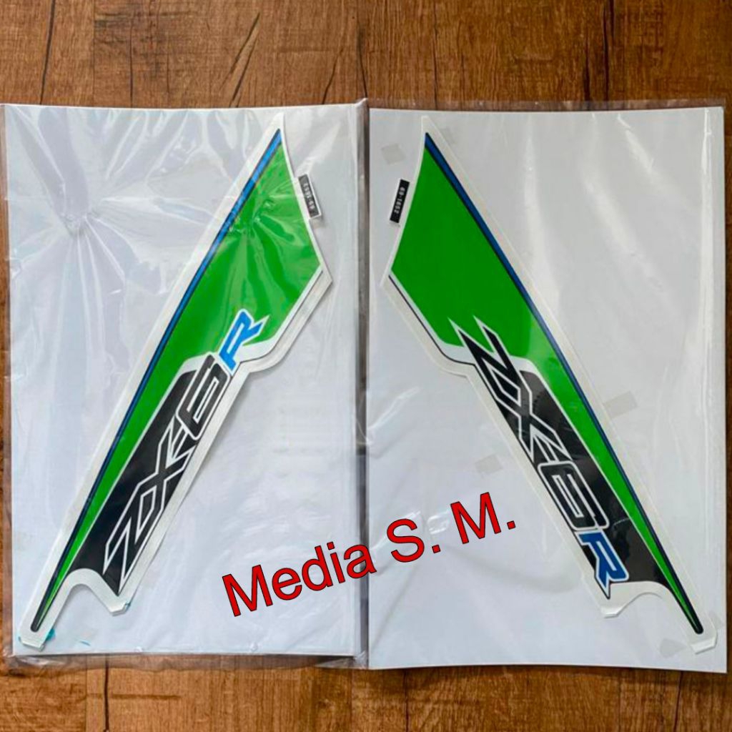 Striping sticker original kawasaki ZX6R ZX-6R (Sepasang)