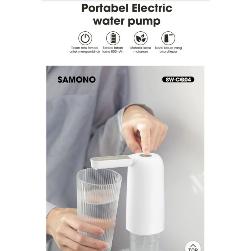 Samono pompa galon elektrik