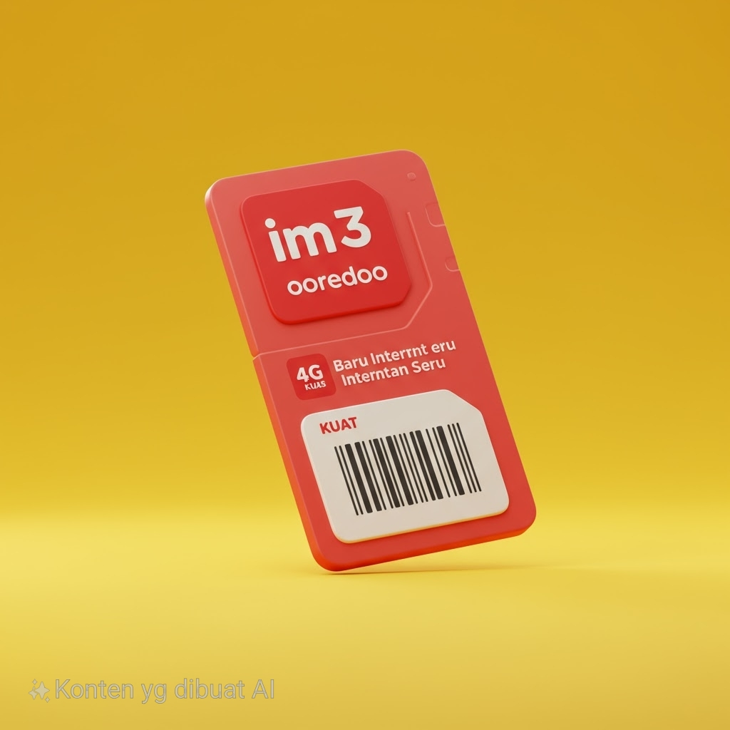 Kartu Perdana indosat ooredo 3gb kuota nasional(segel)
