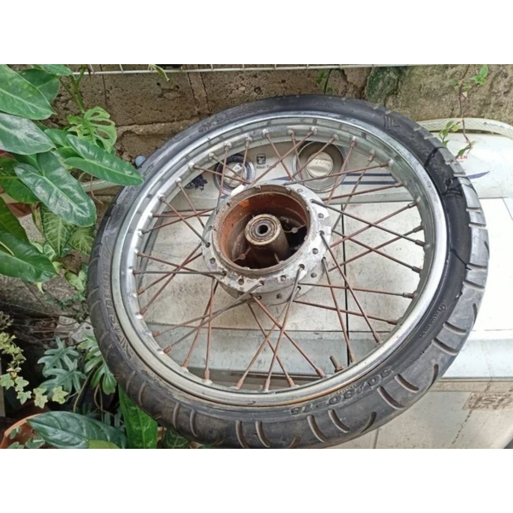 Velg megapro mega pro Tiger gl pro gl 100 pelek jari tromol original kelengkapannya sesuai difoto ua