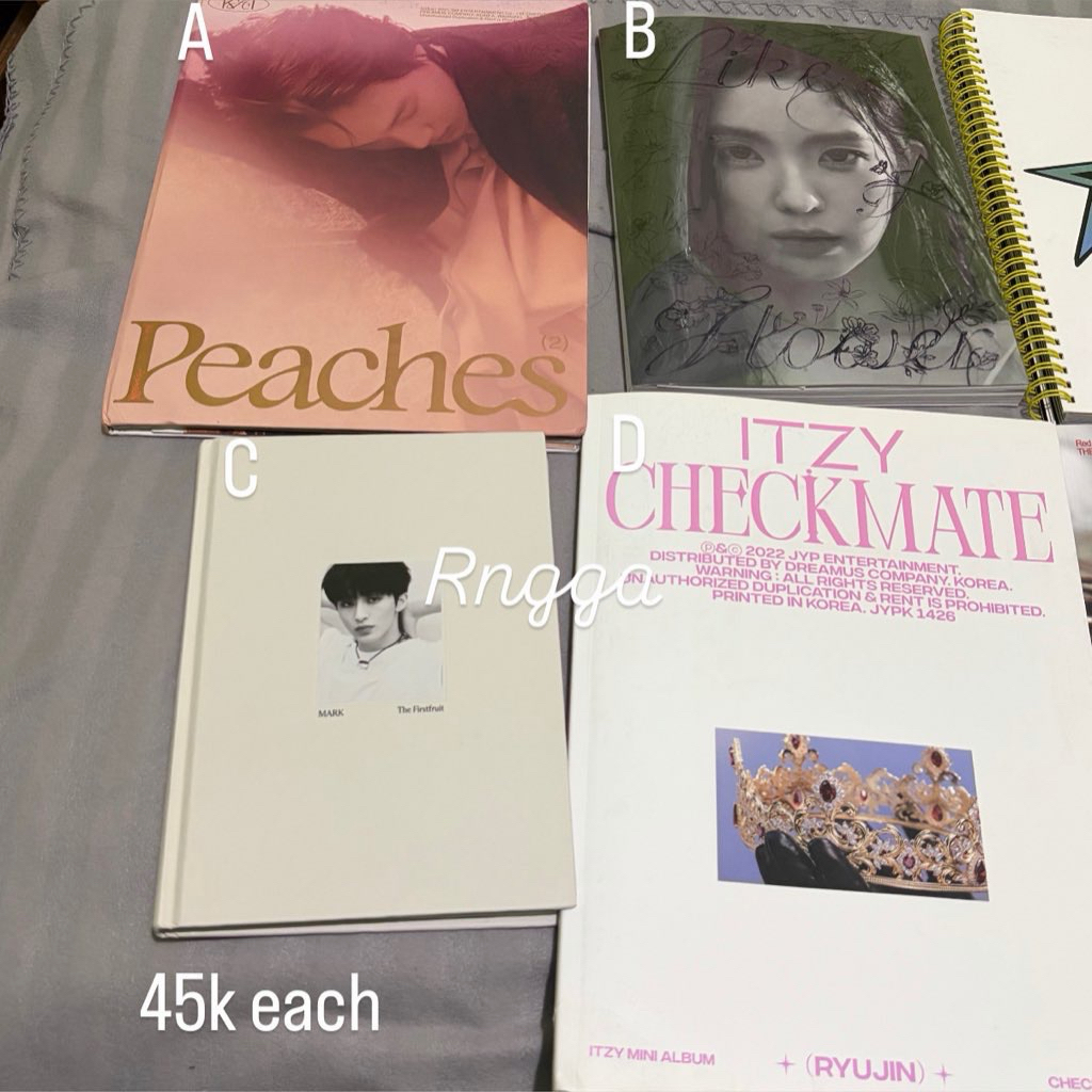want to sell irene like a fower album kihno nct arrival red velvet peaches kai mark the firstfruit s