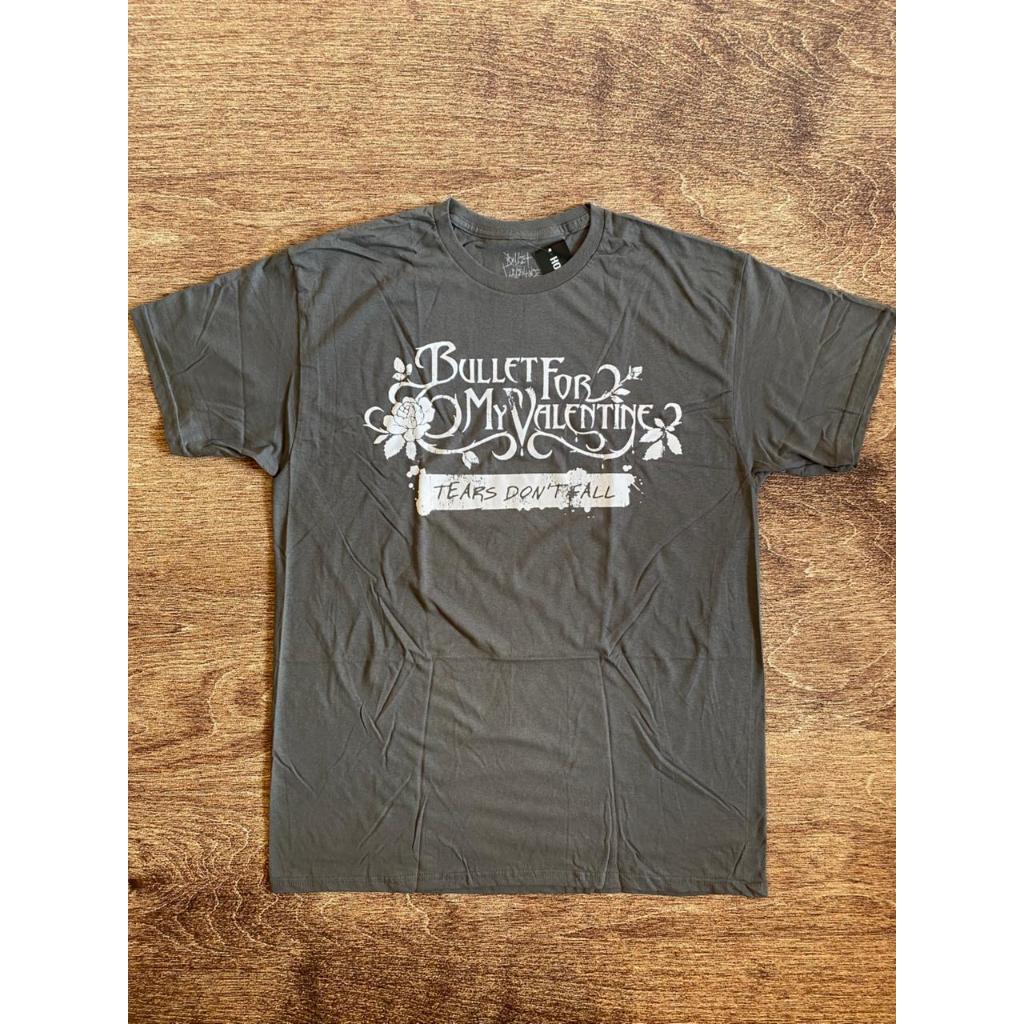 KAOS BAND OFFICIAL BULLET FOR MY VALENTINE - TEARS DON'T FALL ORIGINAL TSHIRT MERCHANDISE