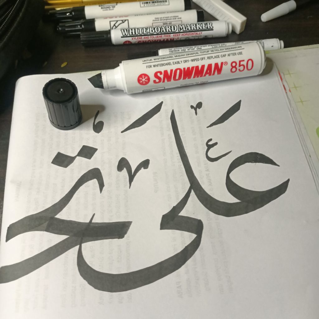 spidol kaligrafi JUMBO non-permanent khusus papan tulis ukuran JUMBO