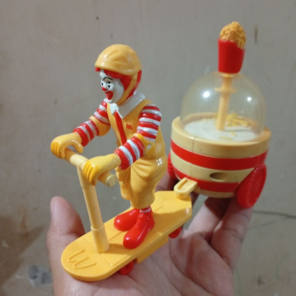 happy meal toys ronald scooter MC express