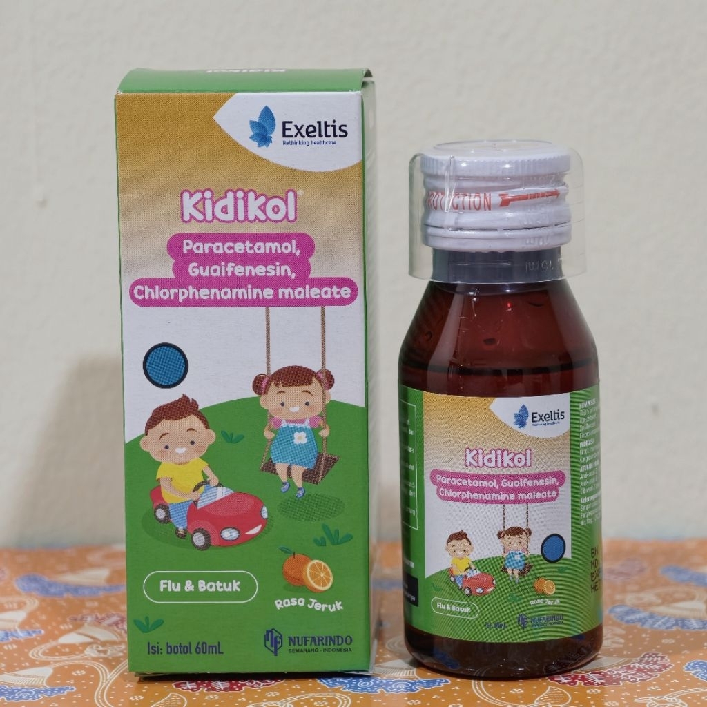 KIDIKOL SIRUP | OBAT BATUK, PILEK, DEMAM ANAK | ALERGI