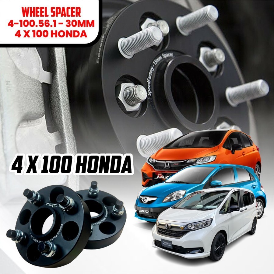 Aksesoris Wheel Adaptor Velg Spacer Aluminium Honda JAZZ BRIO FREED CIVIC ESTILO CRATO