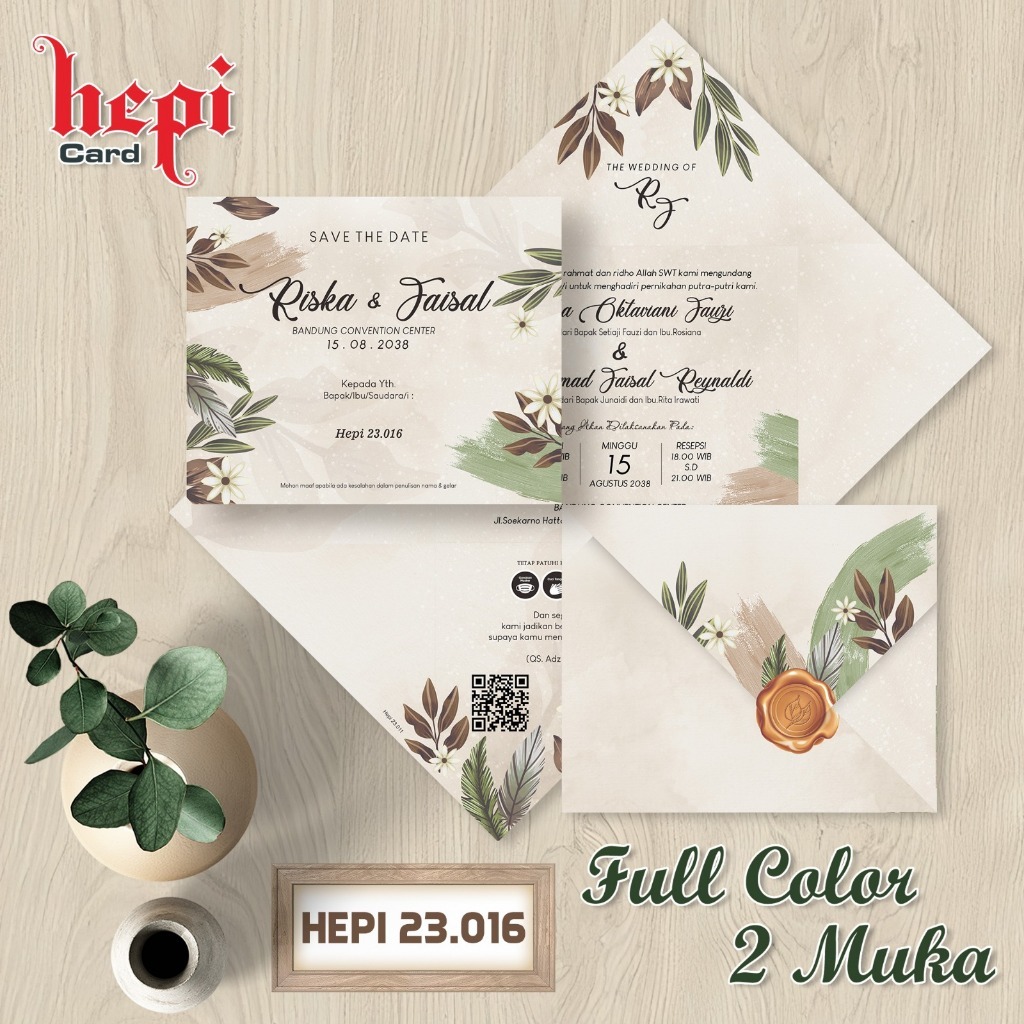 BLANGKO HEPI 23.016 - BLANGKO UNDANGAN HEPI - BLANGKO UNDANGAN KOSONGAN