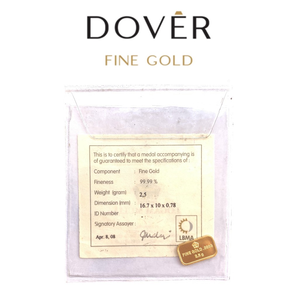 Logam Mulia Emas Antam Portrait Landscape 2.5 gram Retro 24K 99.99%