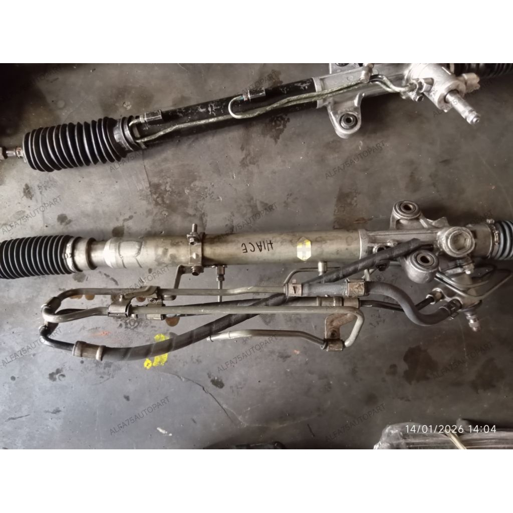 raack steering Toyota Hiace commuter ORI copotan