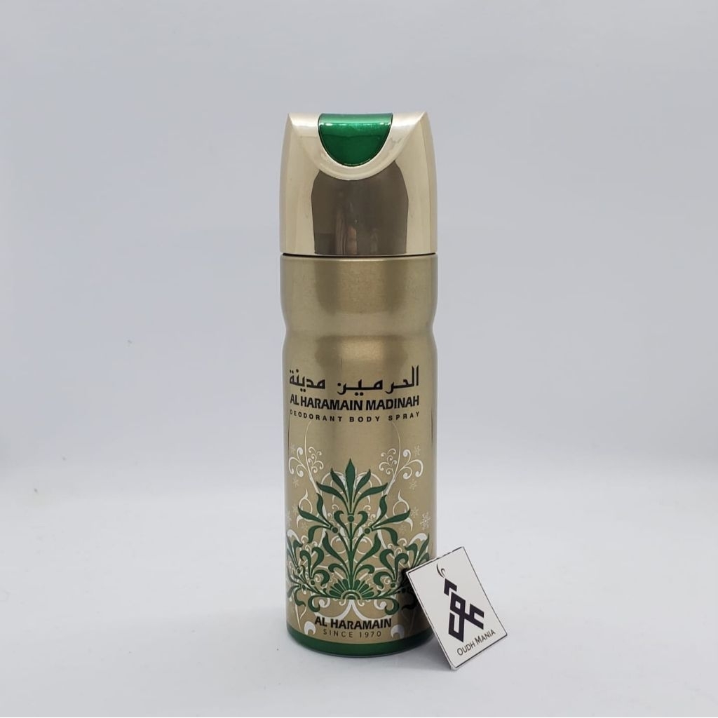 AL HARAMAIN MADINAH BODYSPRAY 200ML ORIGINAL DARI MADINAH