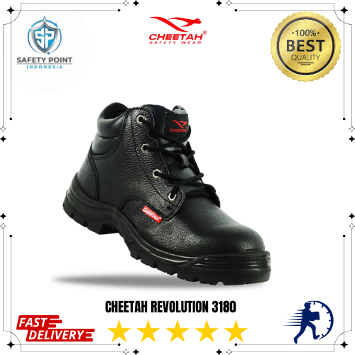 Sepatu safety cheetah 3180H 3180 H ORIGINAL SAFETY SHOES CHEETAH