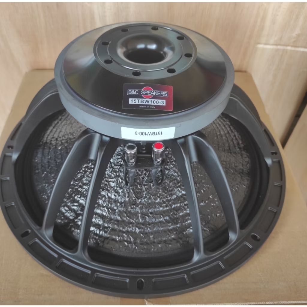Speaker BNC TBW 100 Speaker 15 Inch VC 3 Inch 600W Daun Coating Atas Bawah