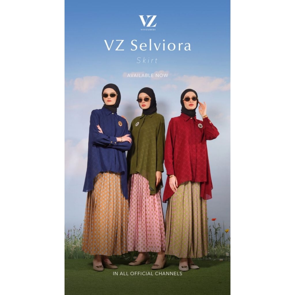 ViviZubedi Official - VZ Selviora Skirt - Rok Motif