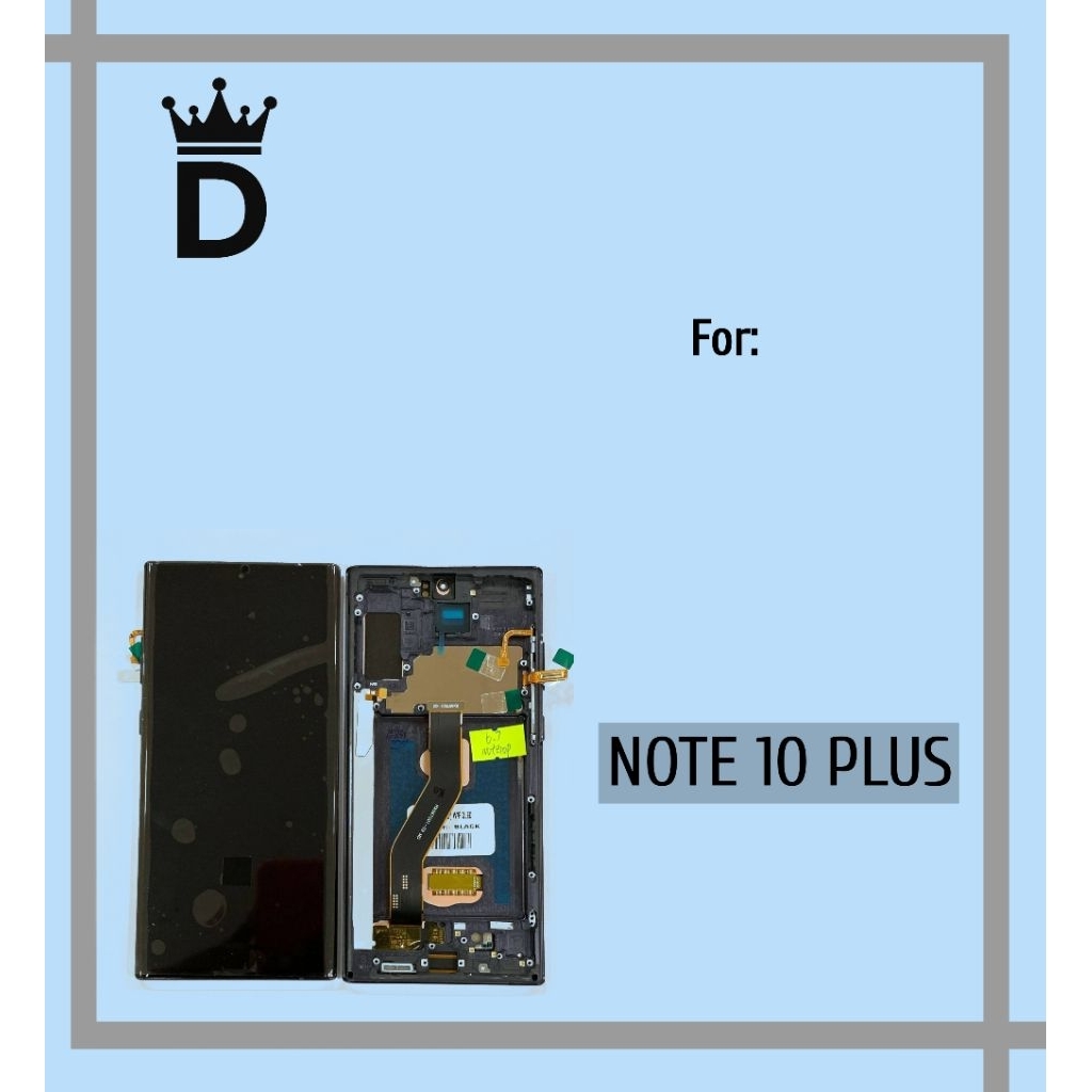 LCD TOUCHSCREEN SAMSUNG NOTE 10 PLUS FULLSET