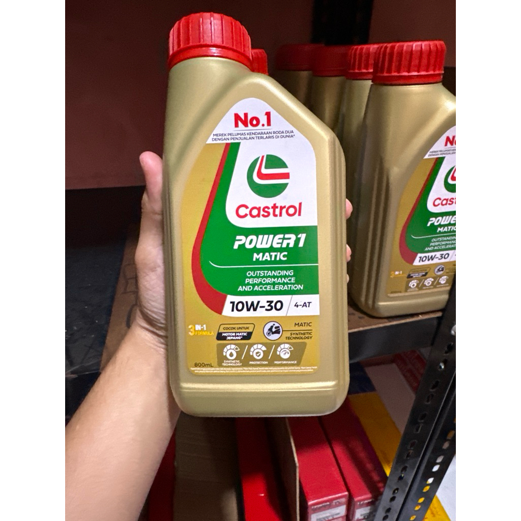 Castrol Power 1 Matic 800mL. oli matic motor honda, yamaha original