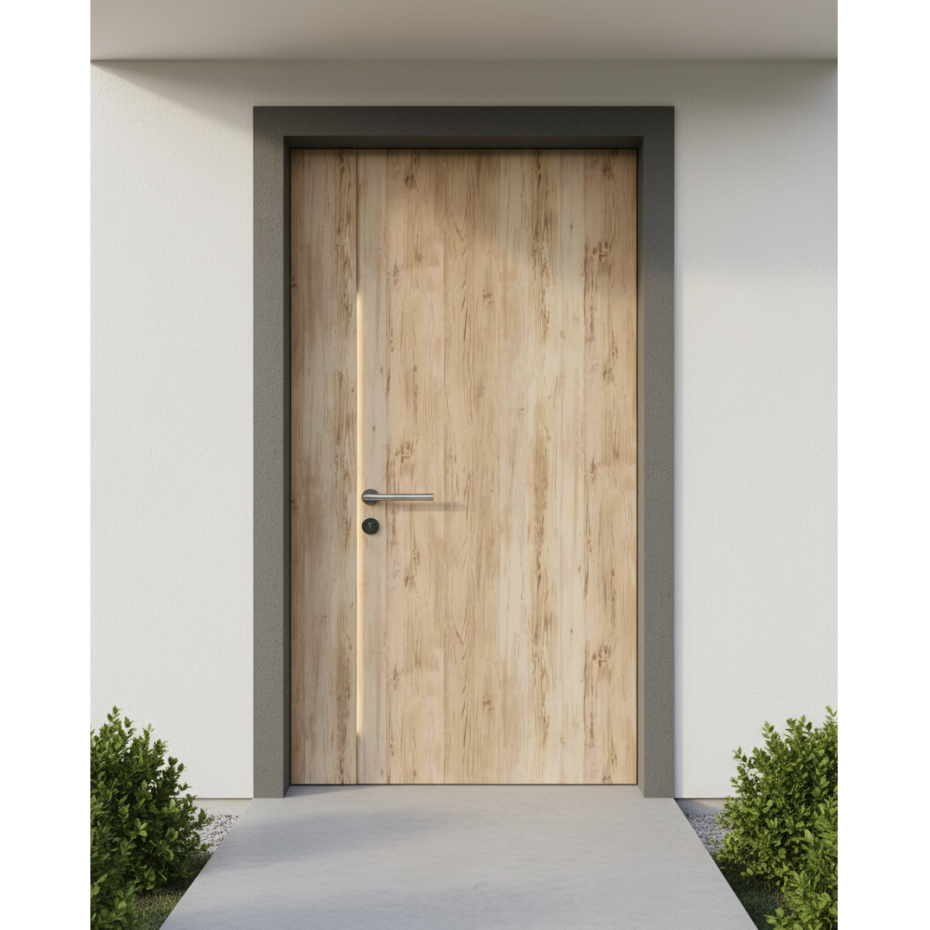 Daun Pintu Minimalis Modern HPL Custom Motif