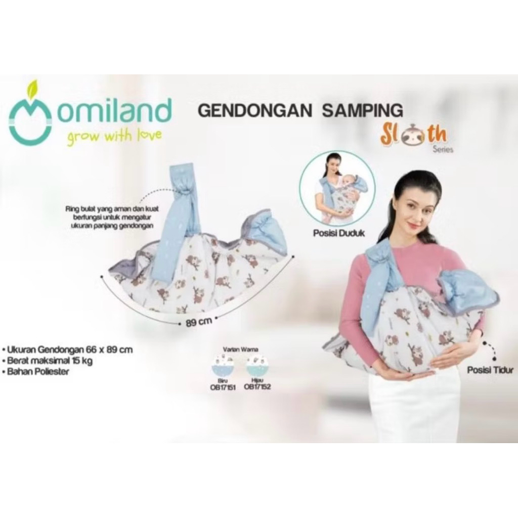 PL gendongan bayi omiland