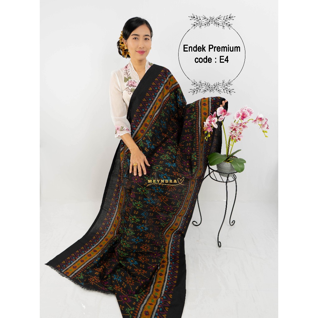 MEYNDRA BUSANA--Endek Semi Mastuli/Endek Tenun Lasem/Endek Premium Bali/Endek Bali (TANPA SELENDANG)