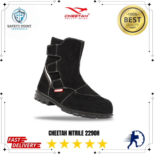 Sepatu Safety Cheetah 2290H Untuk Welder / Las ORIGINAL SAFETY SHOES CHEETAH